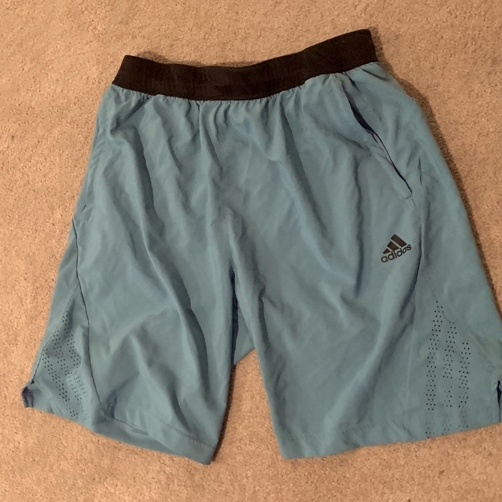 Adidas Teal colored shorts